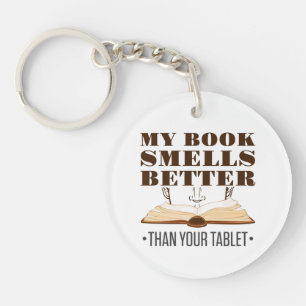 My Book Smells Better than Your Tablet Keychain