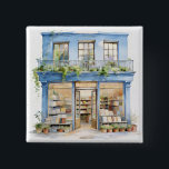 My Bookstore  2 Inch Square Button<br><div class="desc">My Bookstore - Button
Share the intellectual passion with your loved ones!</div>