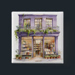 My Bookstore  2 Inch Square Button<br><div class="desc">My Bookstore - Button
Share the intellectual passion with your loved ones!</div>