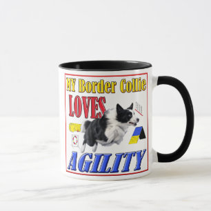 My Border Collie Loves Agility Mug