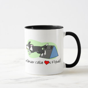 My Border Collie Loves Flyball Mug