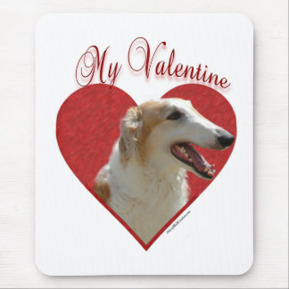 My Borzoi Valentine Mouse Pad