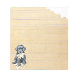 My Bouvier des Flandres Ate My Homework Notepad