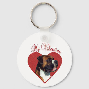 My Boxer Valentine Keychain
