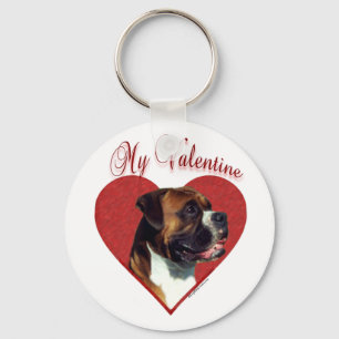 My Boxer Valentine Keychain