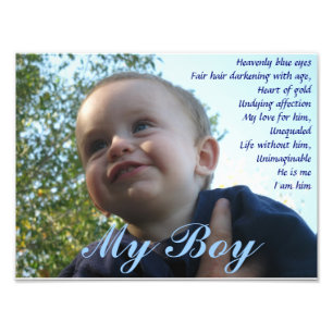 My Boy Photo Print