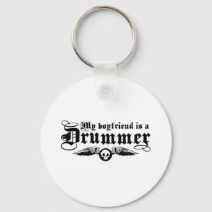 My Boyfriend Is A Drummer Keychain