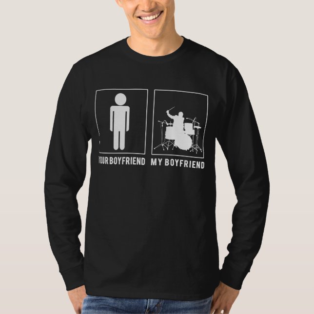 My Boyfriend Plays Drums: Rhythm Master Tee (Front)