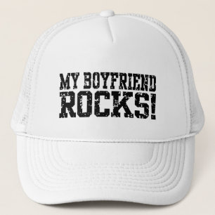 My Boyfriend Rocks Trucker Hat
