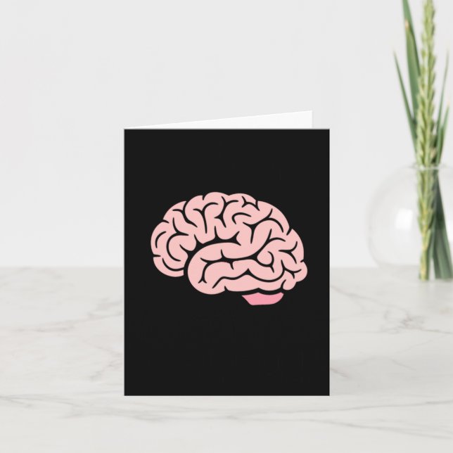 My Brain Has Too Many Tabs Open - Unhinged Sticker Card (Front)