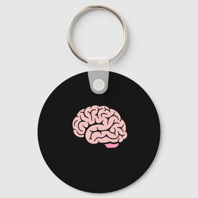 My Brain Has Too Many Tabs Open - Unhinged Sticker Keychain (Front)