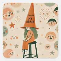 My brain inside illustration
