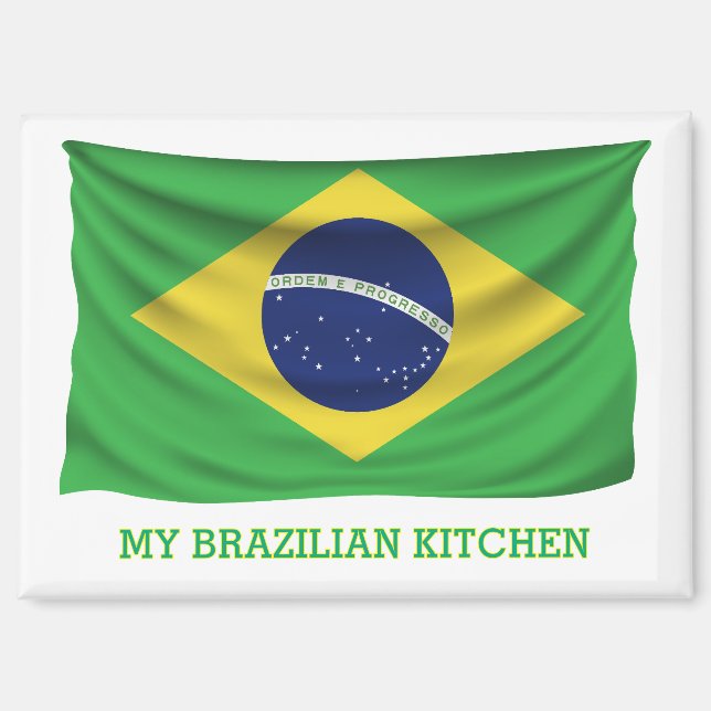My Brazilian Kitchen Magnet (Front)
