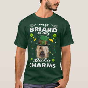 My Briard Is My Lucky Charm Dog St Patricks Day Do T-Shirt