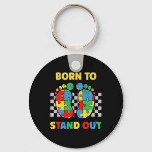 My Brother Is Au-some Autism Awareness Autistic Li Keychain