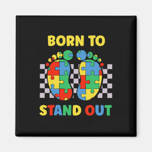 My Brother Is Au-some Autism Awareness Autistic Li Magnet