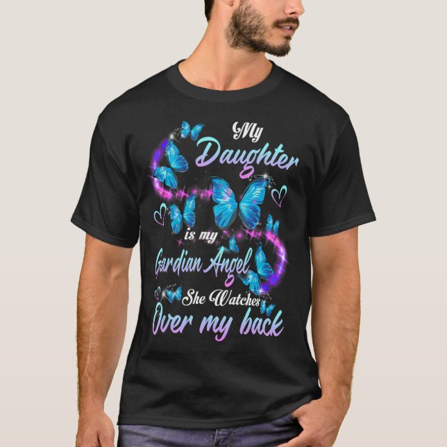 My Brother Is My Guardian Angel She Watches Over M T-Shirt (Front)