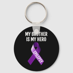 My Brother Is My Hero Epilepsy Awareness T Shirt Keychain