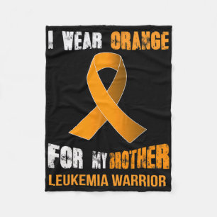 My Brother - My Leukaemia Warrior Fleece Blanket