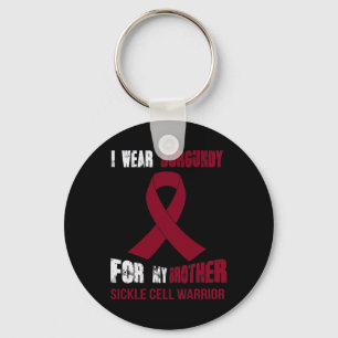MY BROTHER - MY SICKLE CELL WARRIOR  KEYCHAIN