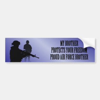 My Brother Protects Your Freedom (Air Force Brothe Bumper Sticker