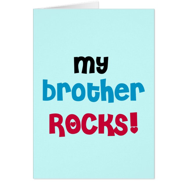 My Brother Rocks T-shirts and Gifts (Front)