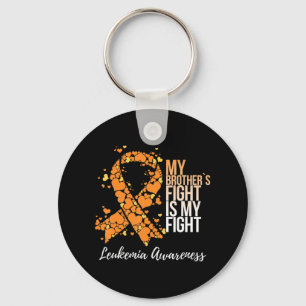 My Brother’s Fight Is My Fight Leukaemia Awareness Keychain