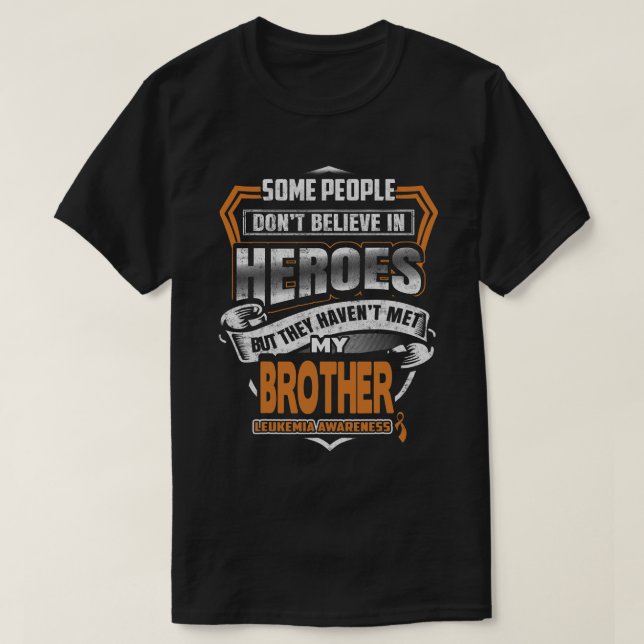 My Brother's Fight is My Fight Leukaemia Awareness T-Shirt (Design Front)