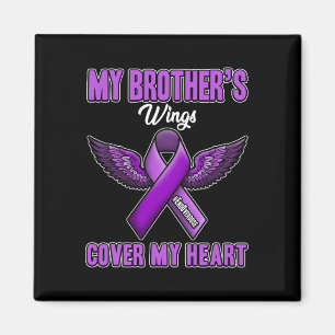 My Brother's Wings Cover My Heart End Overdose 1 Magnet