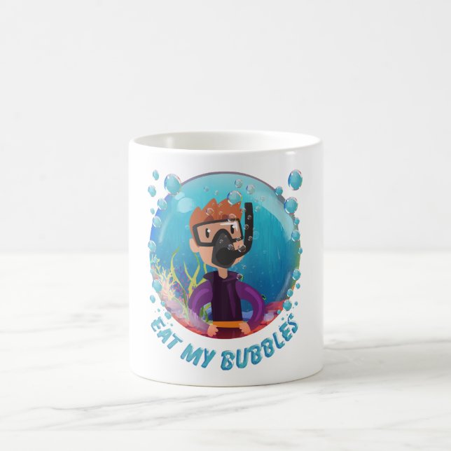 my Bubbles Diver Coffee Mug (Center)