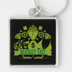 My Bucket List Keychain