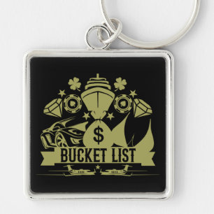 My Bucket List Keychain