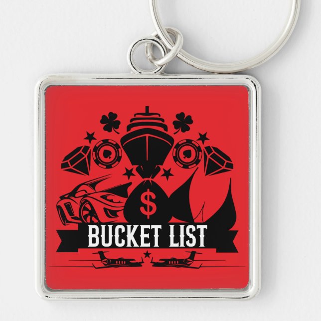 My Bucket List Keychain (Front)