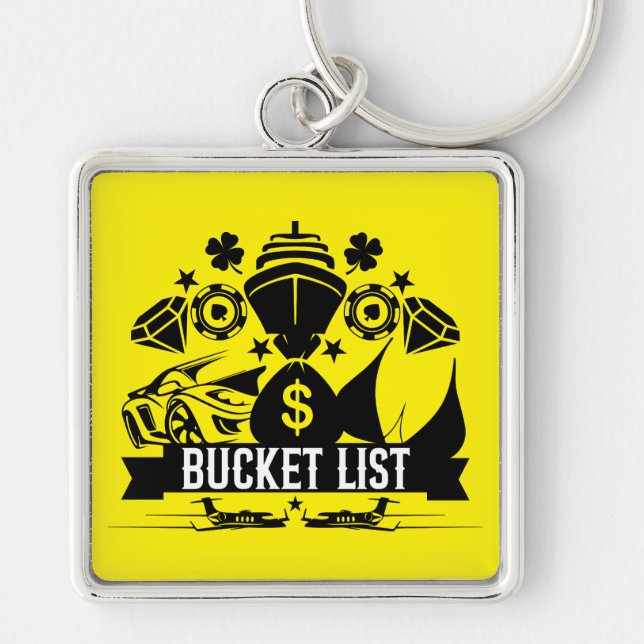 My Bucket List Keychain (Front)
