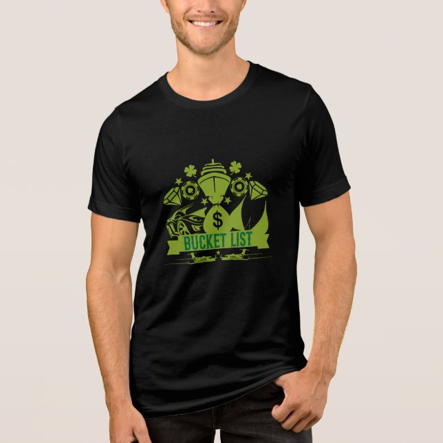 My Bucket List Tri-Blend Shirt (Front)