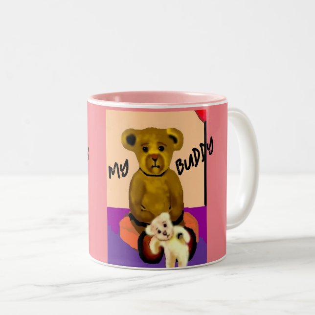 MY BUDDY teddy bear Mug (Front Right)