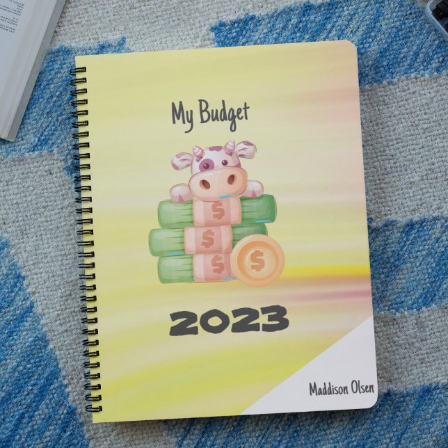 My Budget Cute Money Cow on Marble with name Planner (Creator Uploaded)