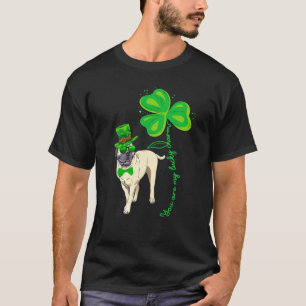 My Bull Dog Is My Lucky Charm Shamrock St Patrick' T-Shirt