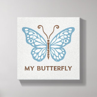 My Butterfly Canvas Wall Art