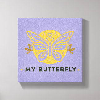 My Butterfly Canvas Wall Art
