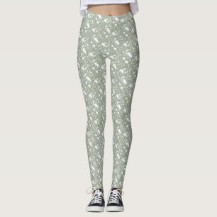 My Camping Grey Animal Tracks, Arrows Wildlife Leggings