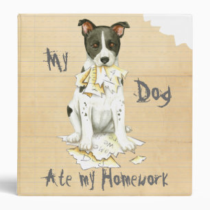My Canaan Dog Ate My Homework Binder