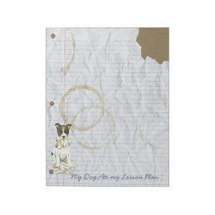 My Canaan Dog Ate my Lesson Plan Notepad