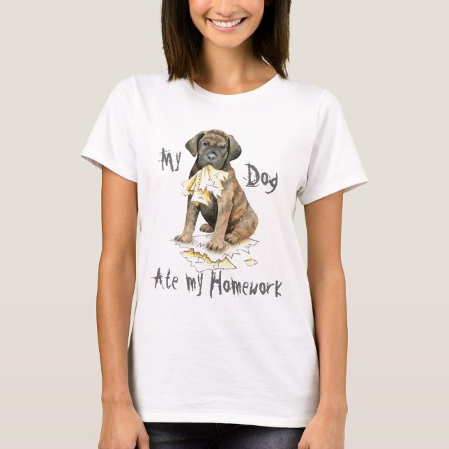 My Cane Corso Ate My Homework T-Shirt (Front)