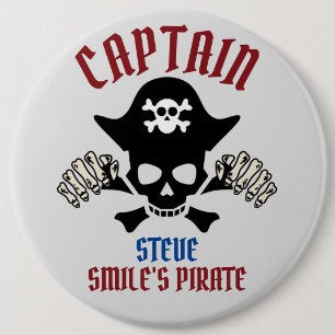 My Captain   International Talk Like a Pirate day  6 Inch Round Button
