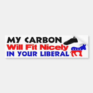 My Carbon Footprint Bumper Sticker