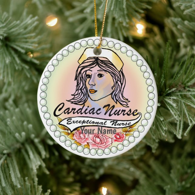 My Cardiac Nurse Ceramic Ornament (Tree)