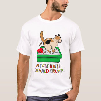 My Cat Hates Donald Trump T-shirt