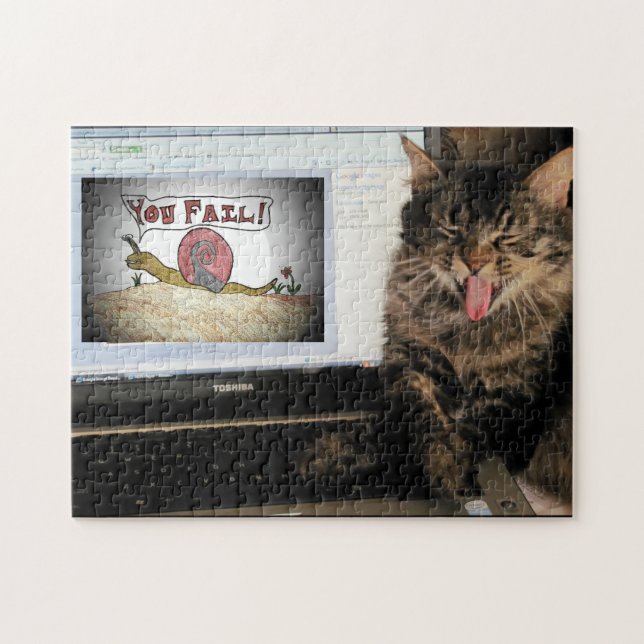 My cat hates me jigsaw puzzle (Horizontal)