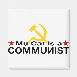 My Cat is a COMMUNIST Magnet